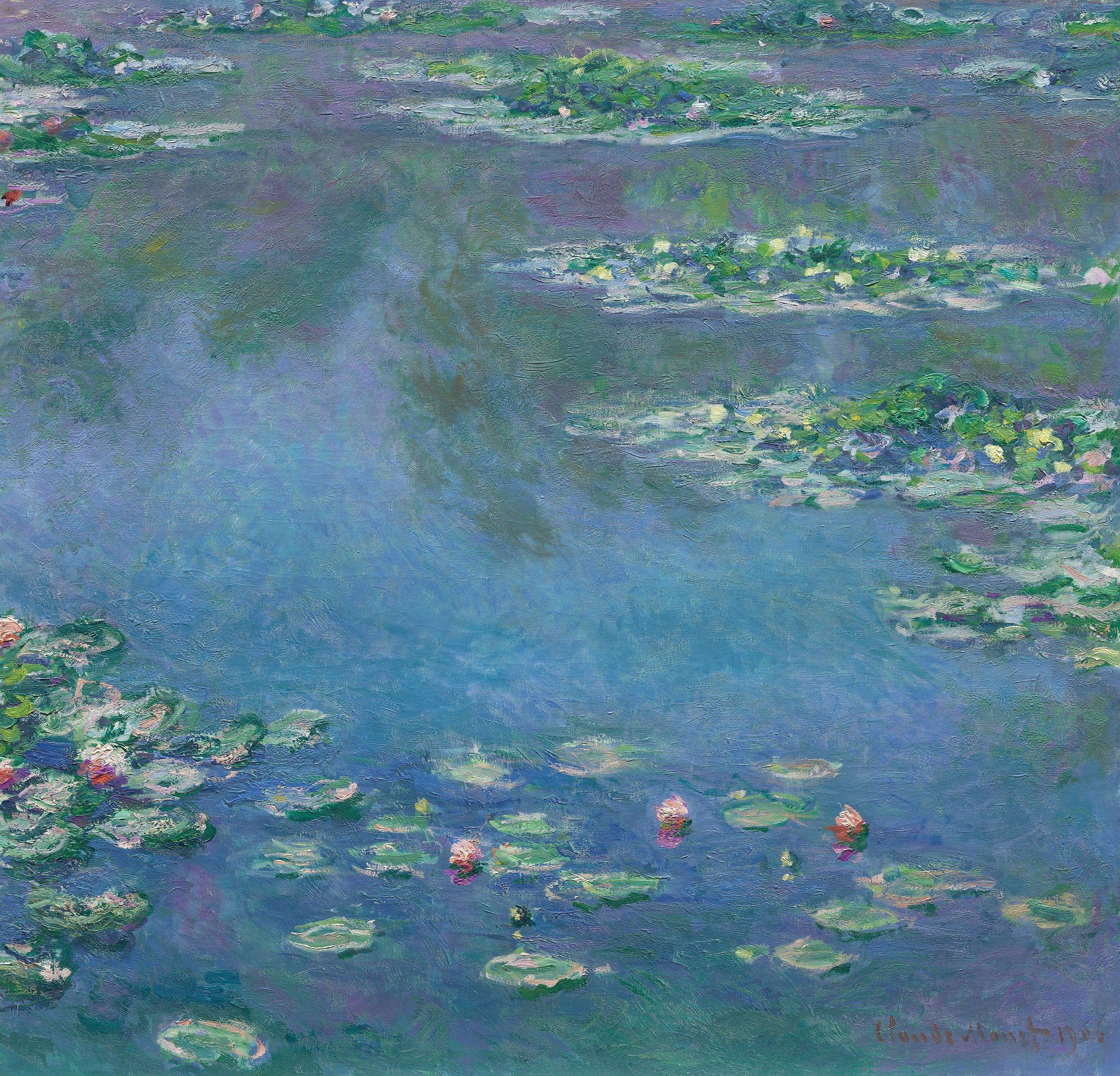 Claude Monet'in Nilüferler adlı yağlı boya eseri